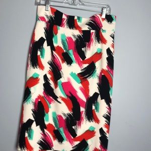 New pencil skirt w/o tag, with some colors in it.